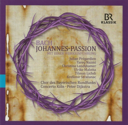 Johannes-Passion CD Cover